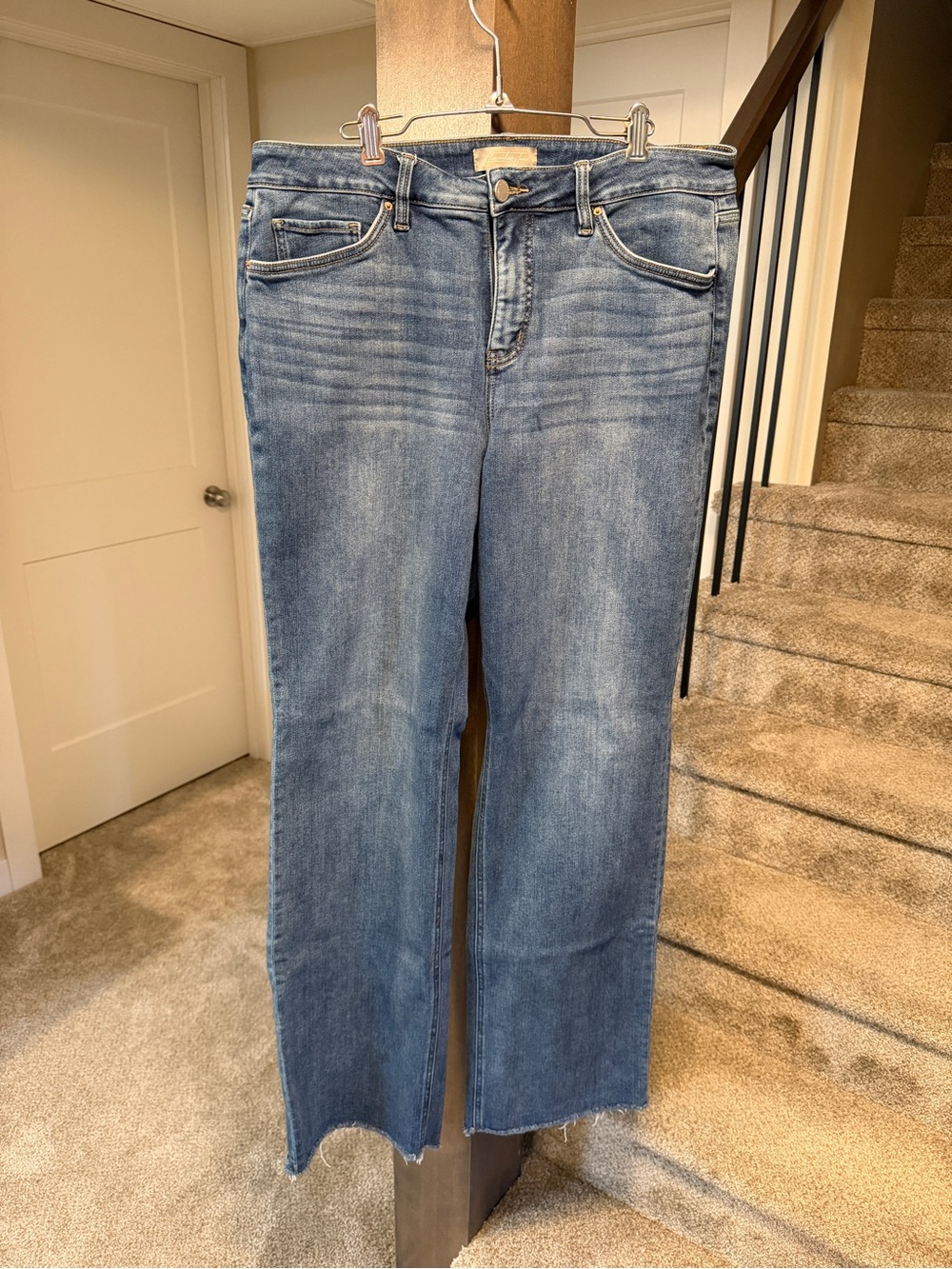 Alexander Jane Raw Hem Jeans